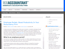 Tablet Screenshot of 1800accountant.biz