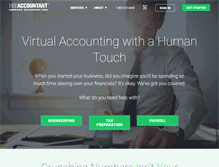 Tablet Screenshot of 1800accountant.com